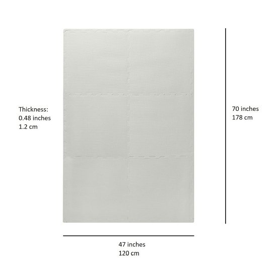 3 Sprouts Mata Piankowa EVA Grey