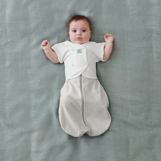 ergoPouch Kaftanik Otulacz 2w1 2-6M  0.2TOG Grey Marle