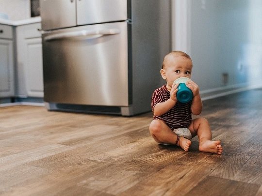 Silikids Kubek z Ustnikiem Teal/Lime