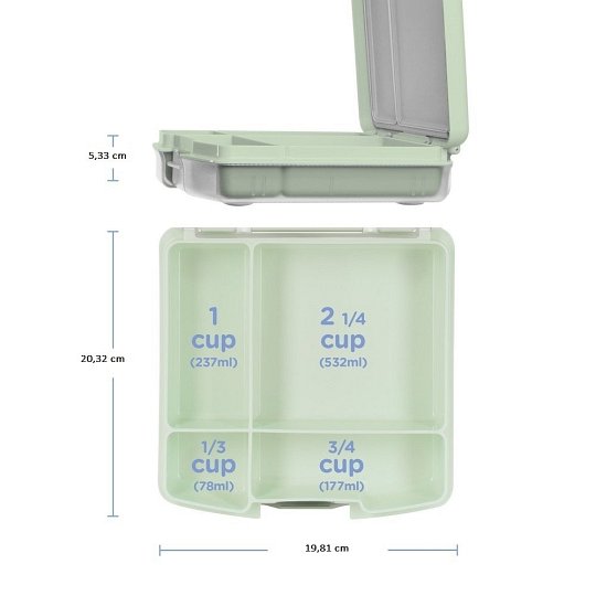 Ubbi Lunchbox Bento Sage