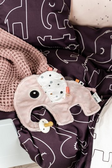 Done by Deer Zawieszka do Smoczka Słoń Elphee Powder