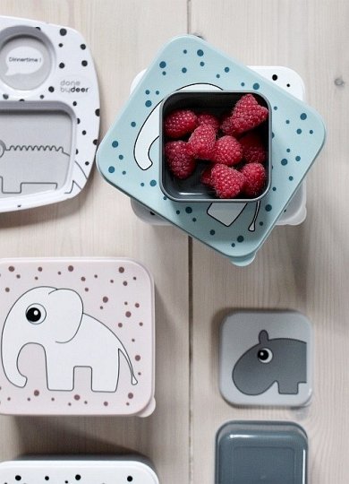 Done by Deer Lunchbox Powder Słonik Elphee