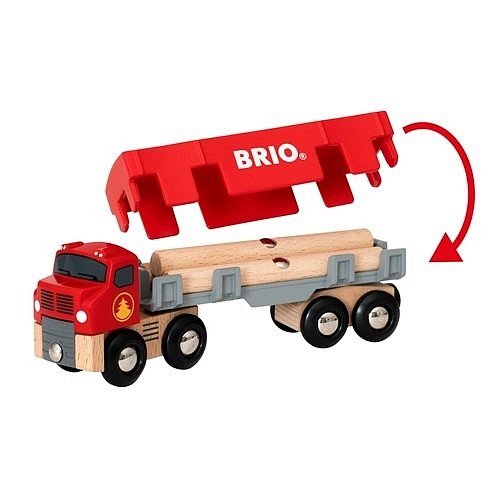 BRIO World Ciężarówka Do Transportu Drewna