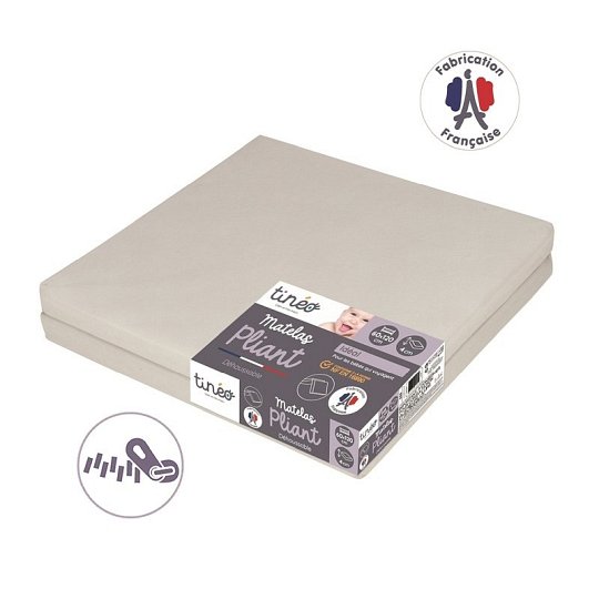 Tineo Materac Dla Dziecka Podróżny Składany 60x120 cm