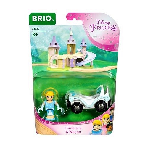 BRIO Disney Princess Królewna Kopciuszek z Wagonikiem