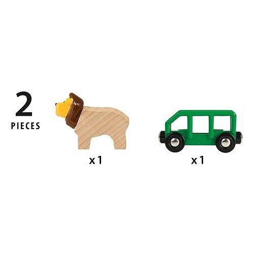 BRIO World Wagon z Lwem Safari