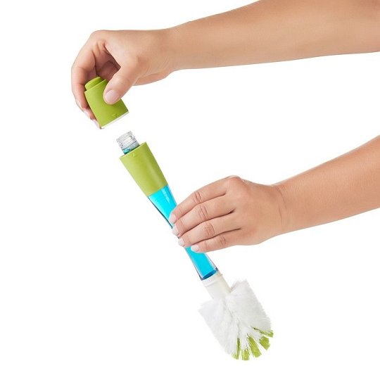 OXO Szczotka do Butelek z Dozownikiem Płyn