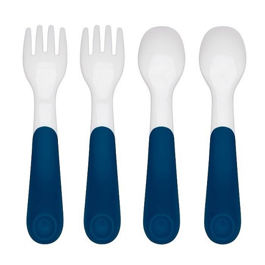 OXO Sztućce Plastikowe 12m+ Navy 4 szt