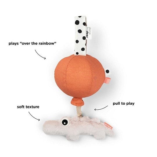 Done by Deer Zawieszka Muzyczna Happy Clouds Croco Powder