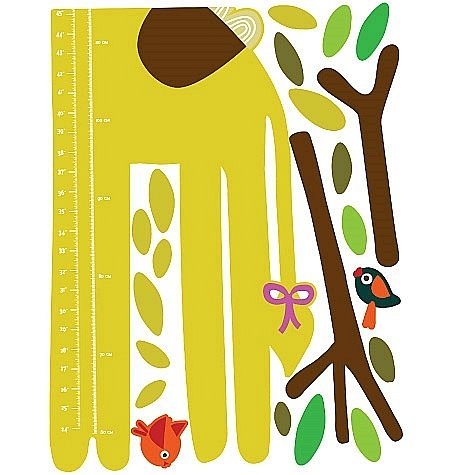 Wallies Naklejk Miarka Wzrostu Żyrafka