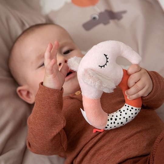 Done by Deer Grzechotka Sensoryczna Ring Elphee Powder