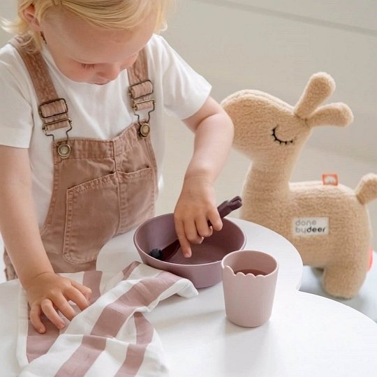 Done by Deer Zestaw Obiadowy Kiddish Green 3szt.