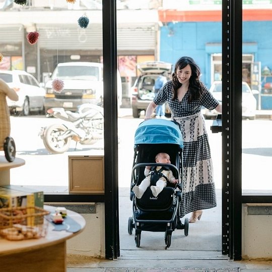 Larktale Wózek Spacerowy Lekka Spacerówka Autofold™ Blue