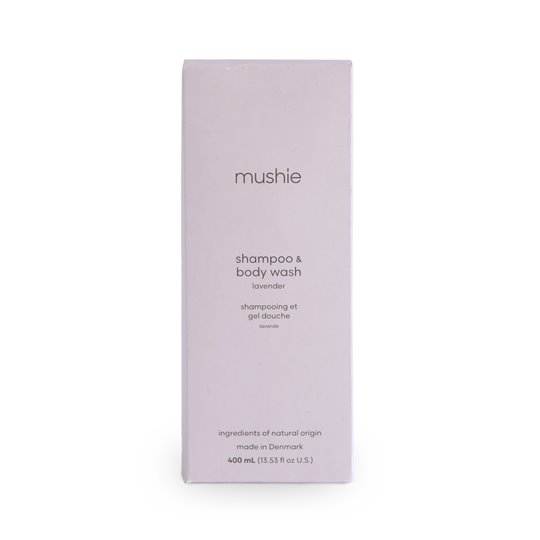 Mushie Szampon i żel do mycia ciała dla niemowląt Lavender 400 ml