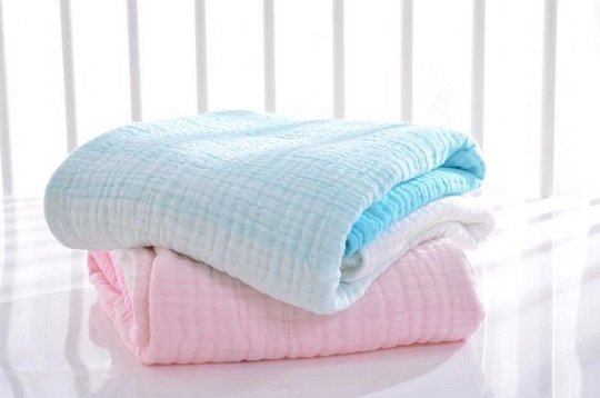 Mombella Kocyk Muślinowy 8-Warstwowy Pink