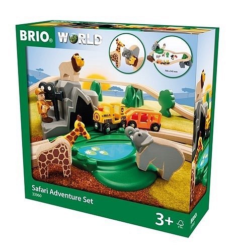 BRIO World Kolejka Drewniana Safari