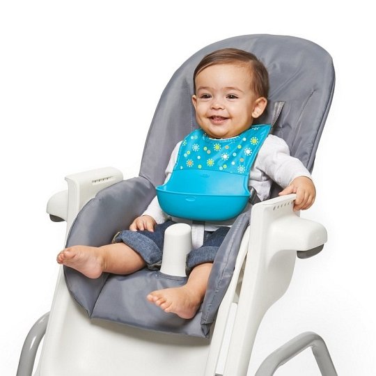 OXO Śliniak Zwijany Aqua Pattern