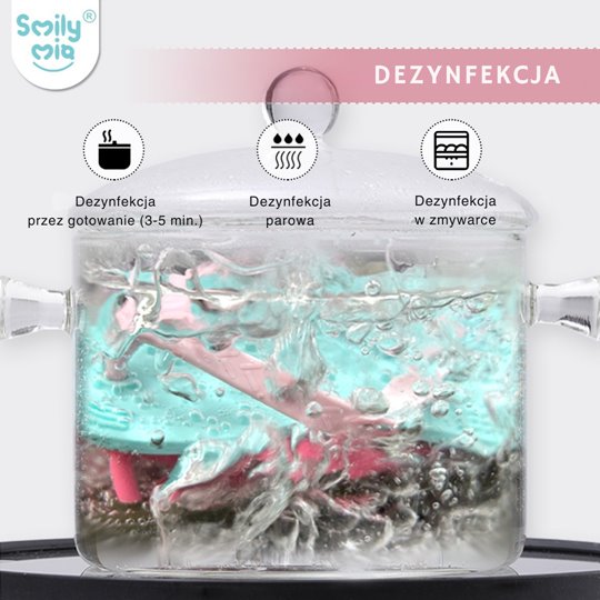 Smily Mia Gryzak dla Niemowlaka Klapek Pink