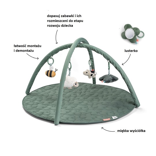 Done by Deer Mata Edukacyjna dla Niemowlaka Tiny Farm Green