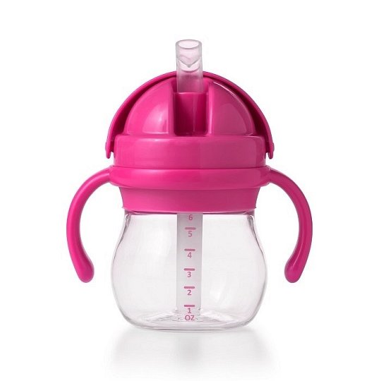 OXO Transitions Kubek ze Słomką 4m+ Pink
