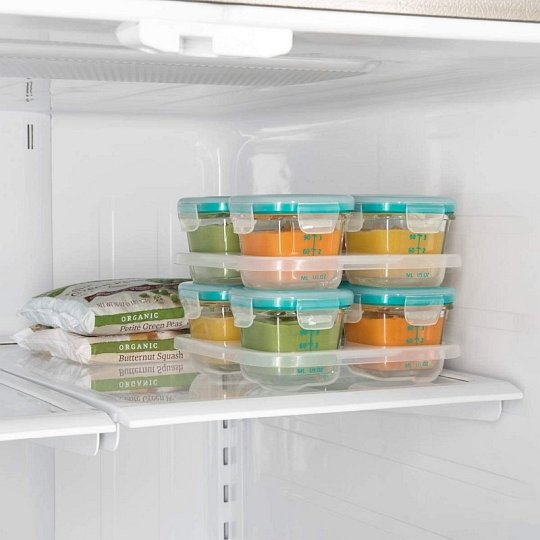 OXO Szklane Pojemniki do Zamrażania 4szt.