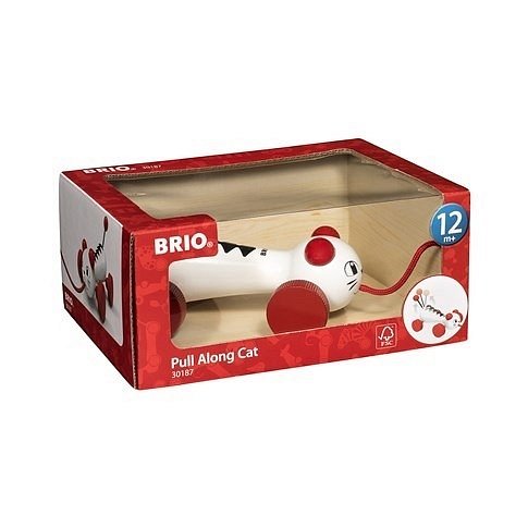 BRIO Zabawka do Ciągnięcia Kot