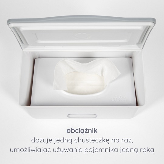 Ubbi Pojemnik na Mokre Chusteczki Taupe