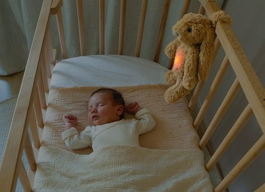 Zazu RO Szumiąca Lampka Nocna Królik Beige