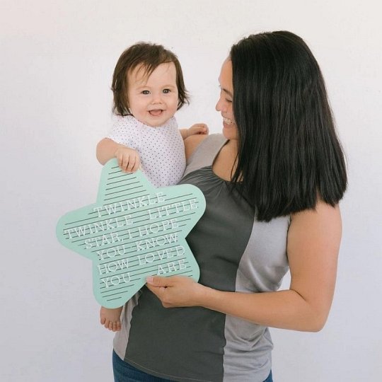 Perahead Tablica z Literkami Gwiazdka Mint