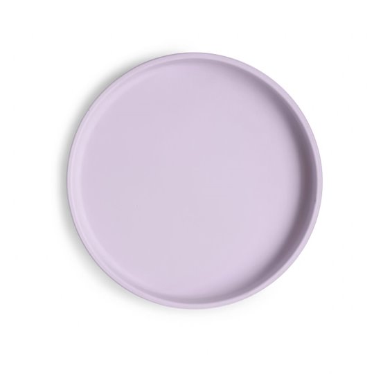 Mushie Silikonowy Talerzyk dla Dziecka z Przyssawką Soft Lilac