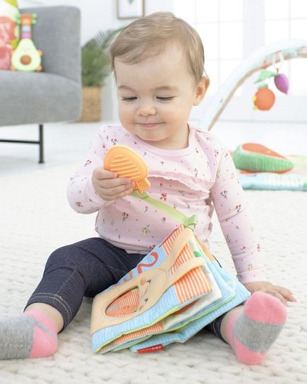 Skip Hop Miękka Książeczka dla Niemowlaka Królik Farmstand
