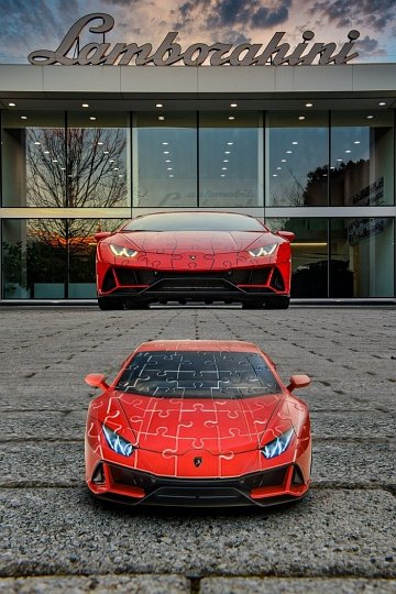 Ravensburger Puzzle 3D Pojazdy Lamborghini Huracan Evo 108 el.
