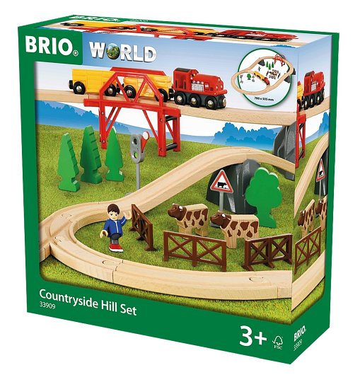 BRIO World Zestaw Kolejki Wieś na Wzgórzu