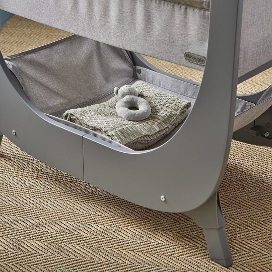 Shnuggle Łóżeczko Dostawne Air Lite Bedside Crib Grey