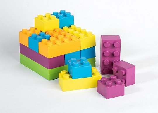 ekoala Klocki dla Dzieci BIOplastik 19 szt