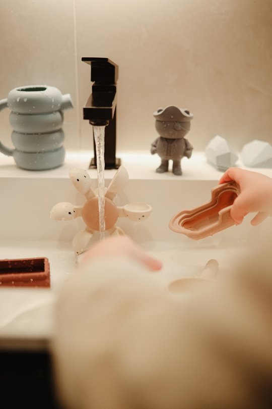 Mushie Zabawka do Kąpieli STEM Spinner z Przyssawką