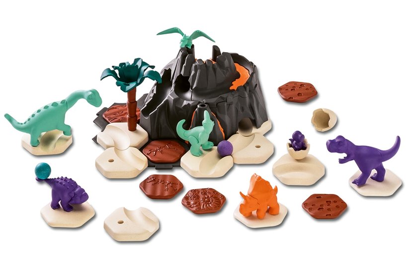 GraviTrax Junior Zestaw Uzupełniający Dinozaury Dino 33el.