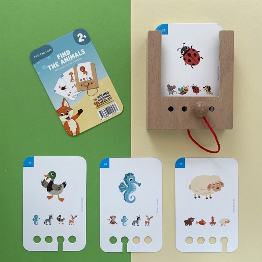 WiemTo Pudełko i 6 Zestawów Kart. Zestaw dla dzieci 2+