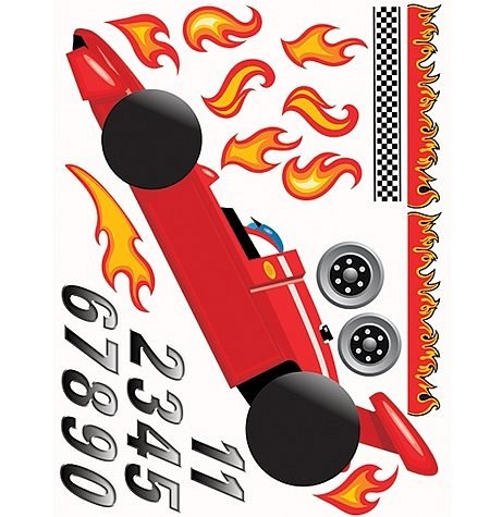 Wallies Naklejki Wyścig Grand Prix