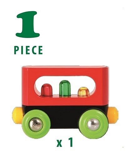 BRIO Mój Pierwszy Wagon ze Światłem