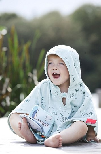 Done by Deer Sea Ponczo Kąpielowe Mustard