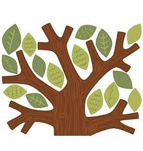 Wallies Naklejki Zabawne Rodzinne Drzewko