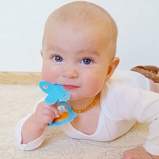 Innobaby Gryzak Grzechotka Kwiatek Blue