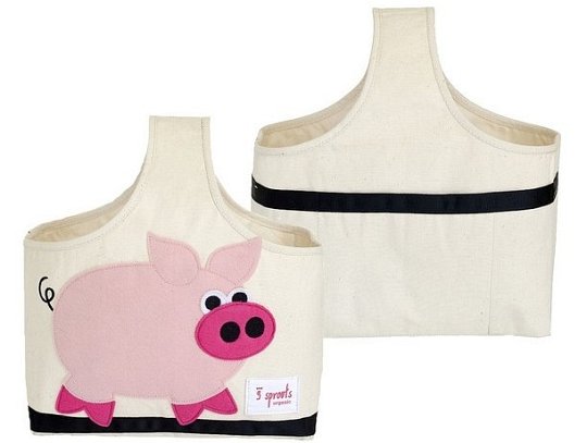 3 Sprouts Organizer Z Rączką Świnka