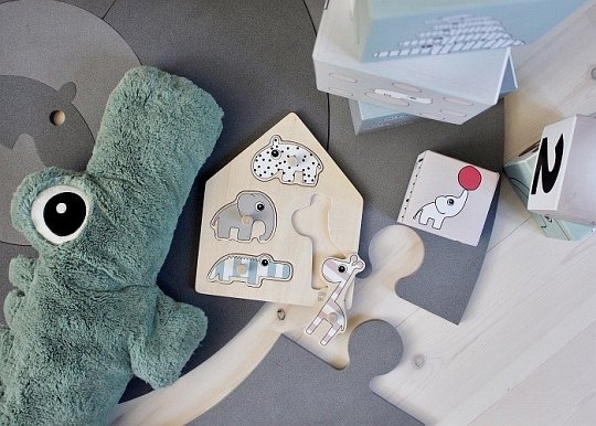 Done by Deer Przytulanka Krokodyl Green