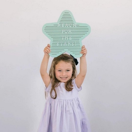 Perahead Tablica z Literkami Gwiazdka Mint