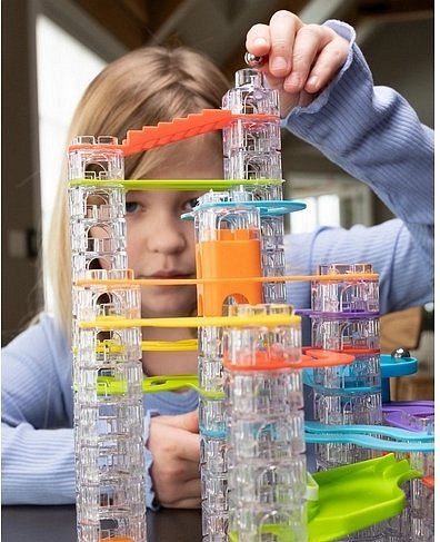 Fat BrainToy Zestaw Konstruktorski Kulodrom Trestle Tracks