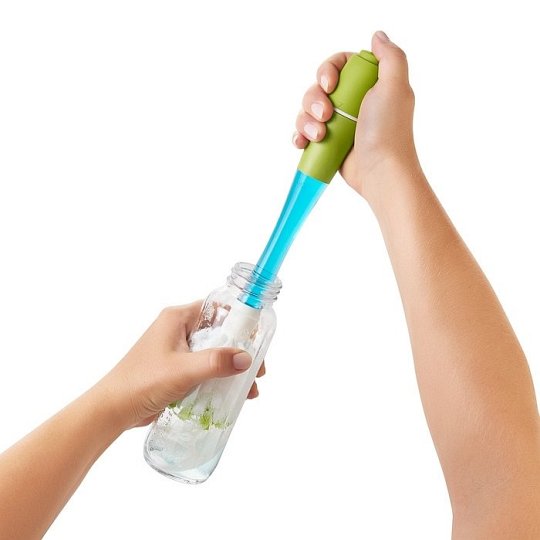 OXO Szczotka do Butelek z Dozownikiem Płyn