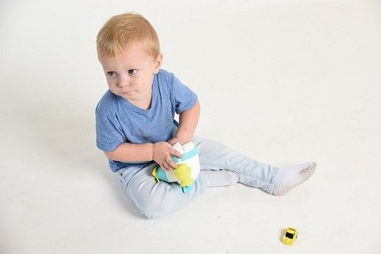 Mombella Pojemnik na Przekąski Łódź Blue