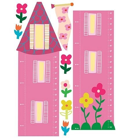 Wallies Naklejk Miarka Wzrostu Księżniczka